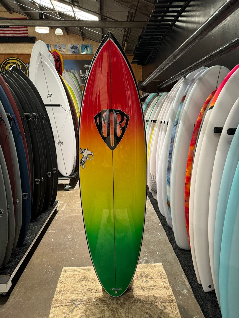 6'4 MARK RICHARDS 1979 RETRO SINGLE FIN SURFBOARD (267458