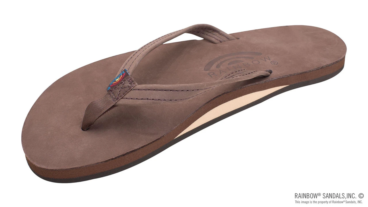 RAINBOW SINGLE LAYER ARCH NARROW STRAP SANDAL- Catalyst