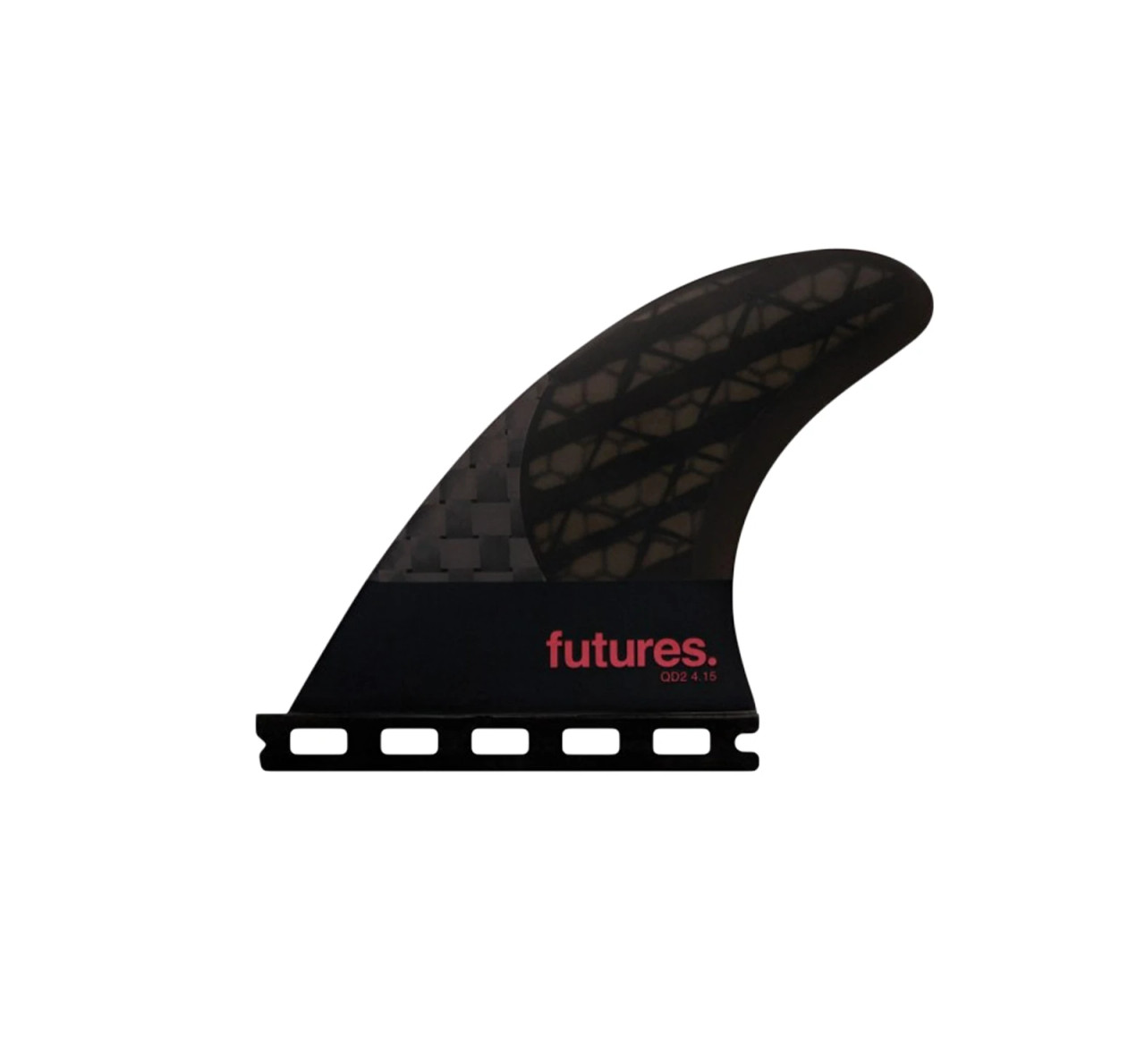 FUTURES QD2 4.15 BLACKSTIX 3.0 QUAD REAR FINS- Catalyst