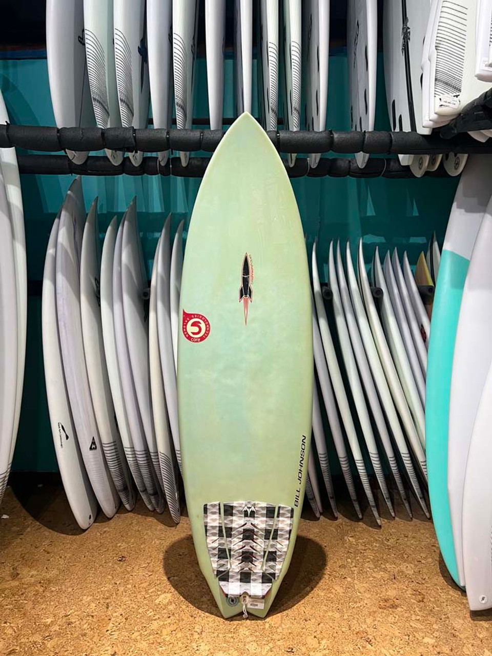 5'8 BILL JOHNSON USED SURFBOARD- Catalyst