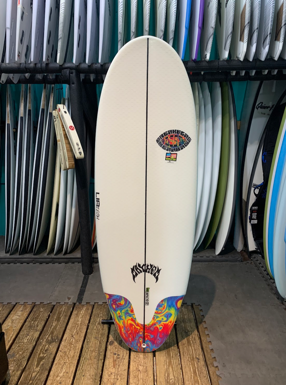 5'8 LOST LIBTECH FREAK FLAG BEAN BAG SURFBOARD- Catalyst