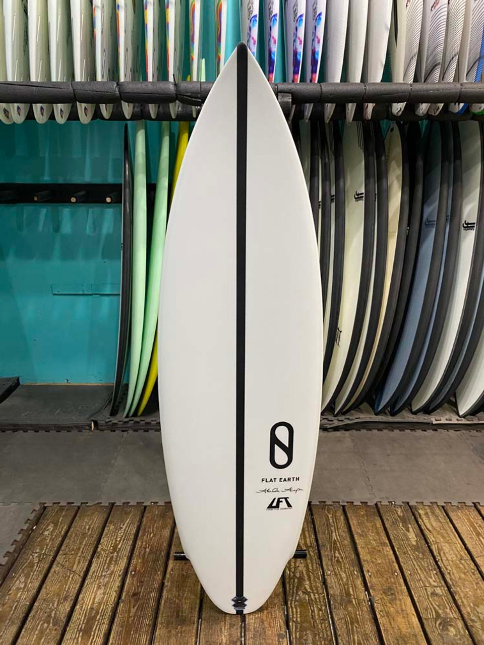 5'8 FIREWIRE FLAT EARTH SURFBOARD- Catalyst