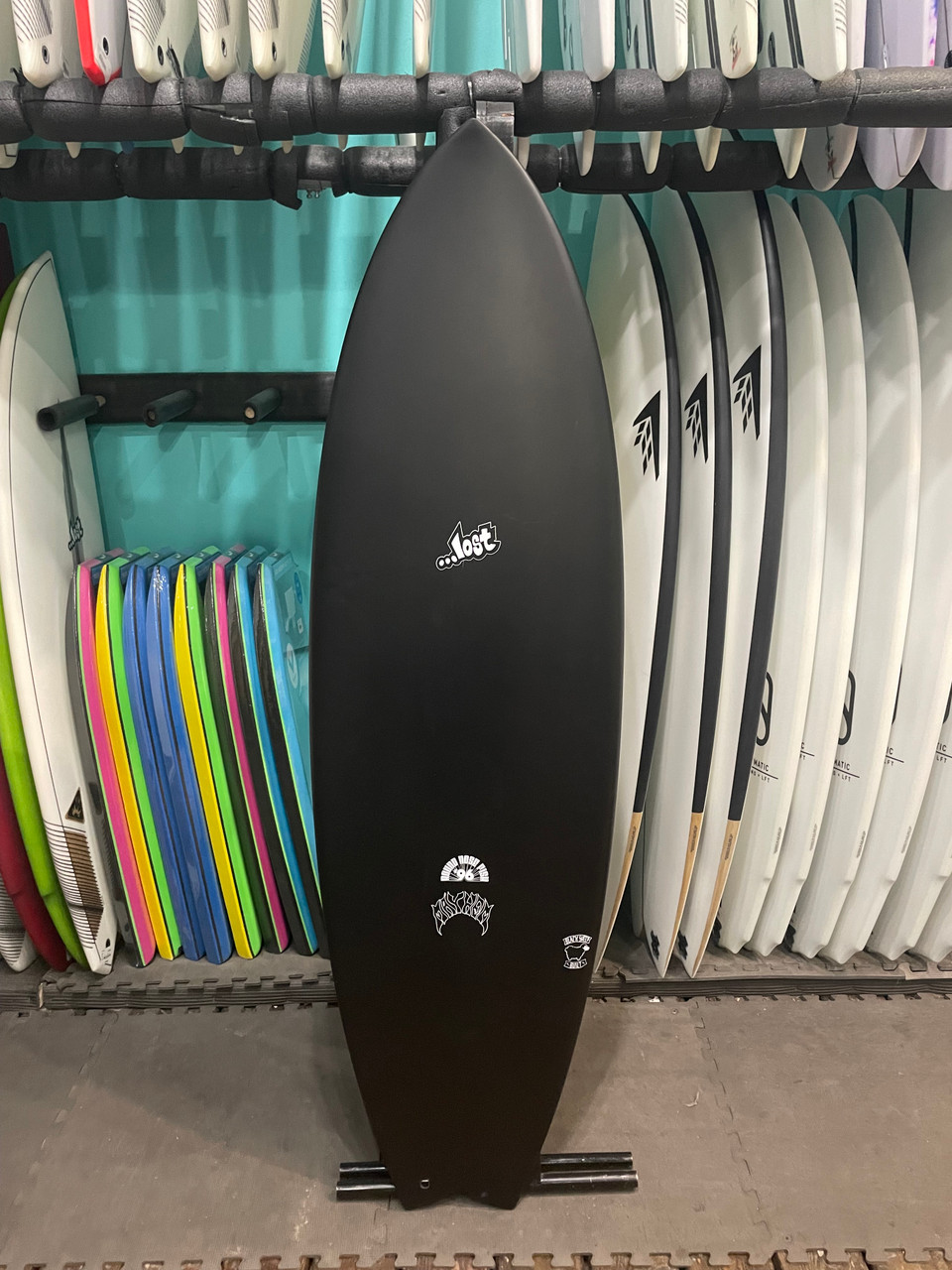 5'7 LOST BLACKSHEEP RNF 96 SURFBOARD- Catalyst