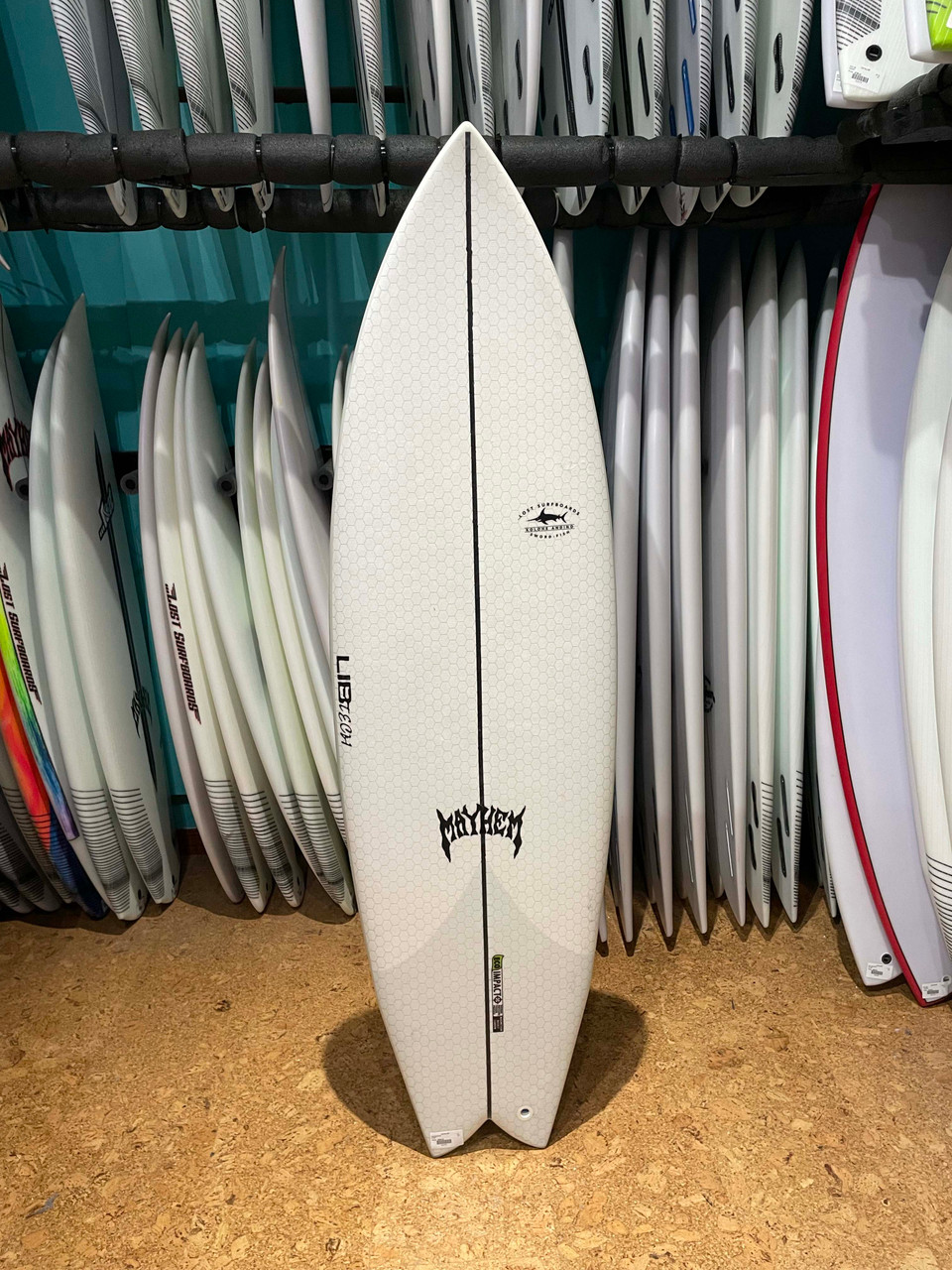 5'6 LOST LIBTECH SWORDFISH USED SURFBOARD