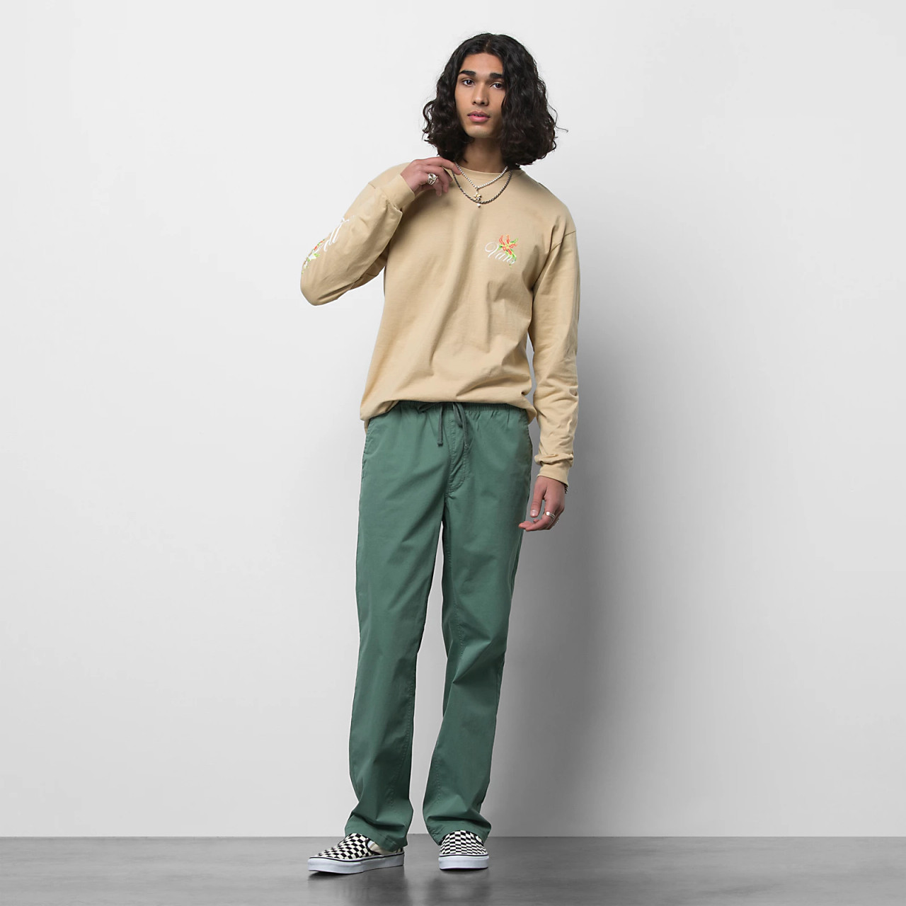 VANS Range Relaxed Elastic Pant Khaki - Edge of the World