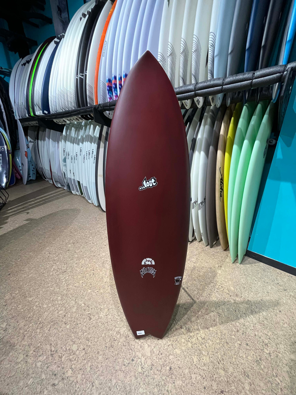 5'5 LOST BLACKSHEEP RNF 96 SURFBOARD- Catalyst