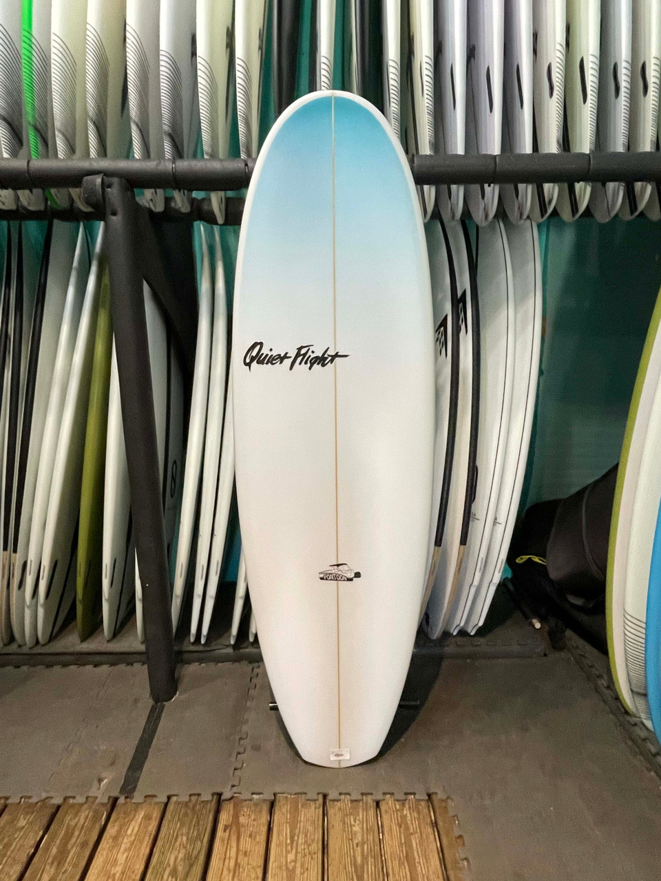 6'2 QUIET FLIGHT PONTOON SURFBOARD (61604) Catalyst