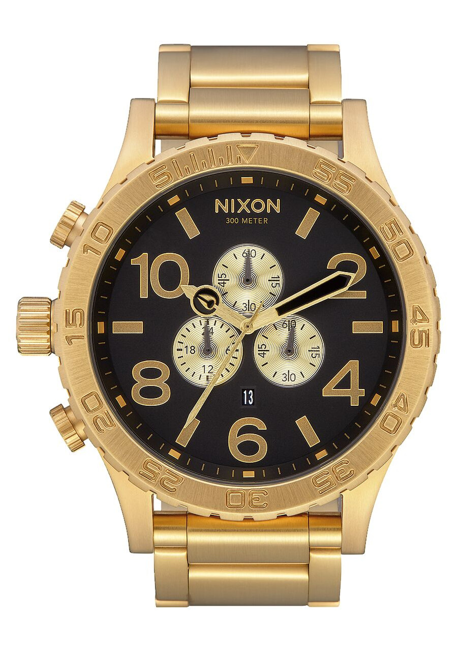 NIXON 51-30 TIDE BLACK YELLOW - www.elim-bruxelles.com