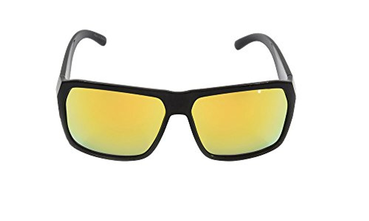 Apollo Gold Mirror Sport Sunglasses with Black Frame and Smoke Lens –  Piranha Eyewear