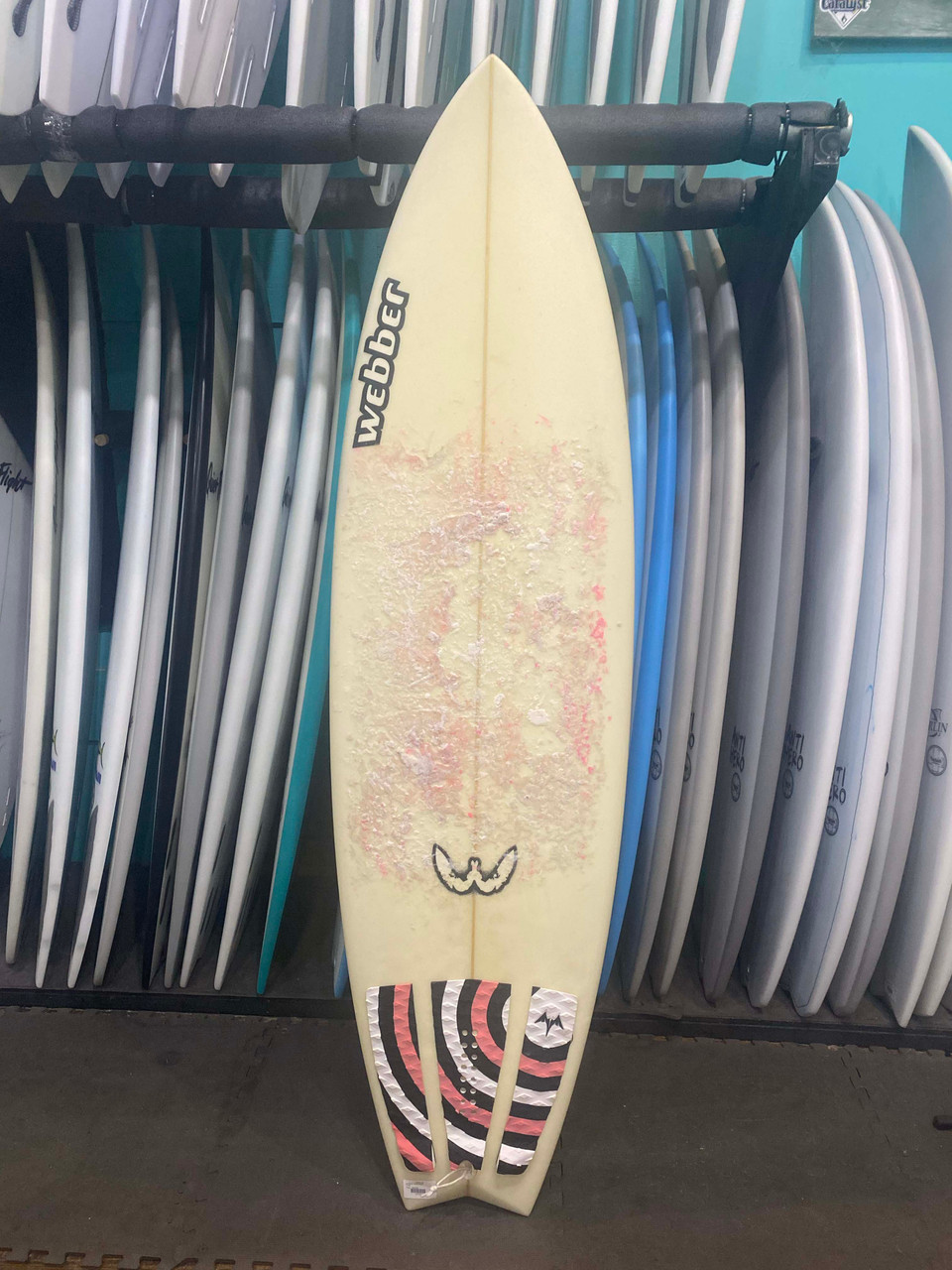 6'3 WEBBER FATBURNER USED SURFBOARD- Catalyst