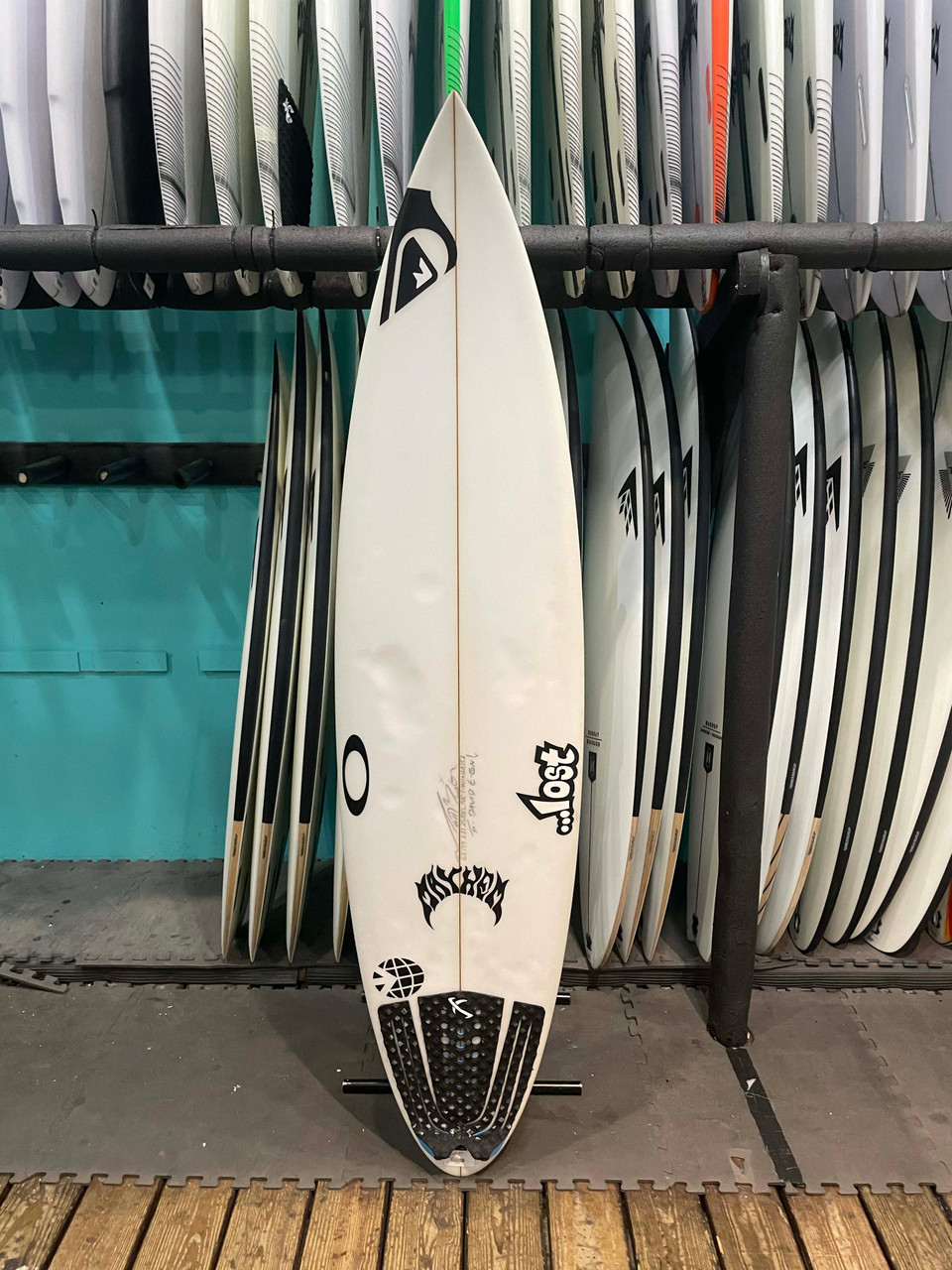 6'2 LOST V2 SHORTBOARD USED SURFBOARD