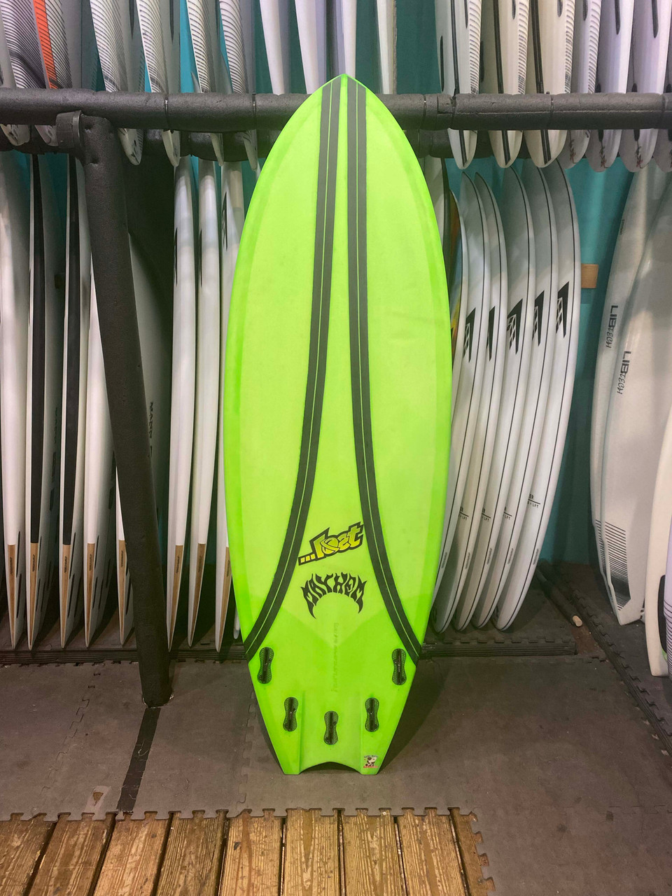 6'0 LOST CARBON WRAP PUDDLE FISH USED SURFBOARD(171193) - Catalyst