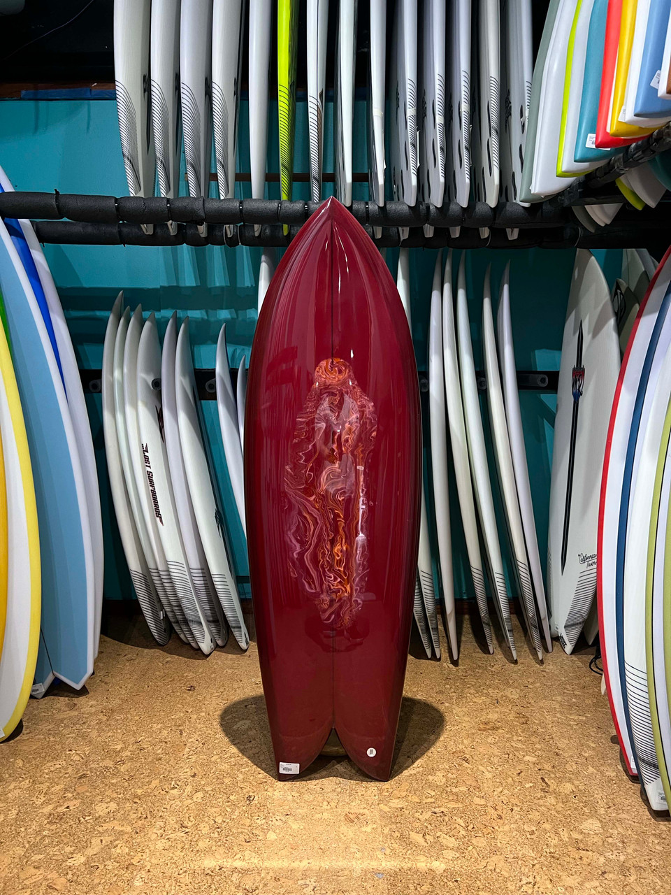 クリステンソンサーフボード FISH 5'7 ブラウン新品/未使用 | nate 