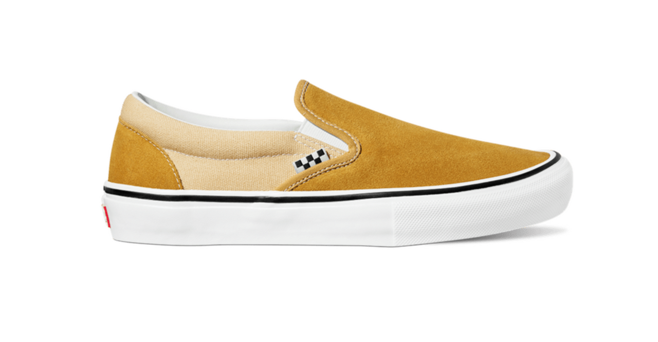 Vans Slip-On Checkerboard Golden Yellow Men's