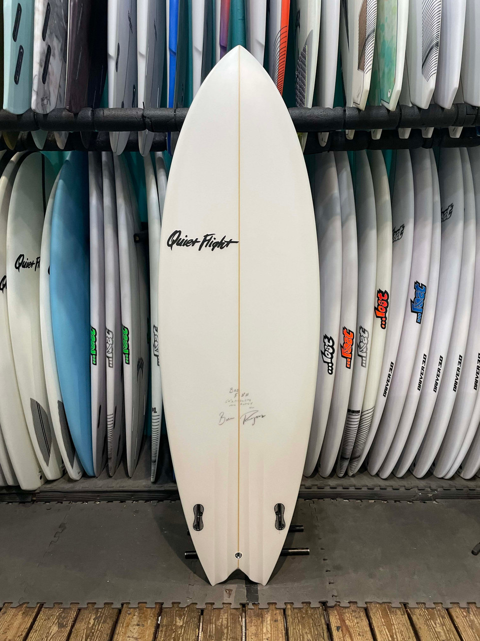 6'4 QUIET FLIGHT BAD FISH SURFBOARD (62164) Catalyst