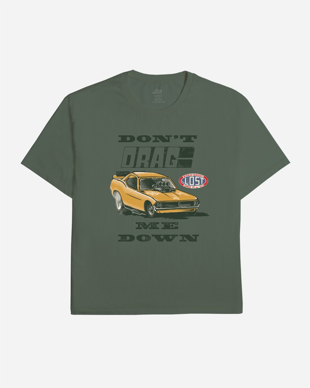 LOST CLOTHING DRAGSTER BOXY TEE- Catalyst