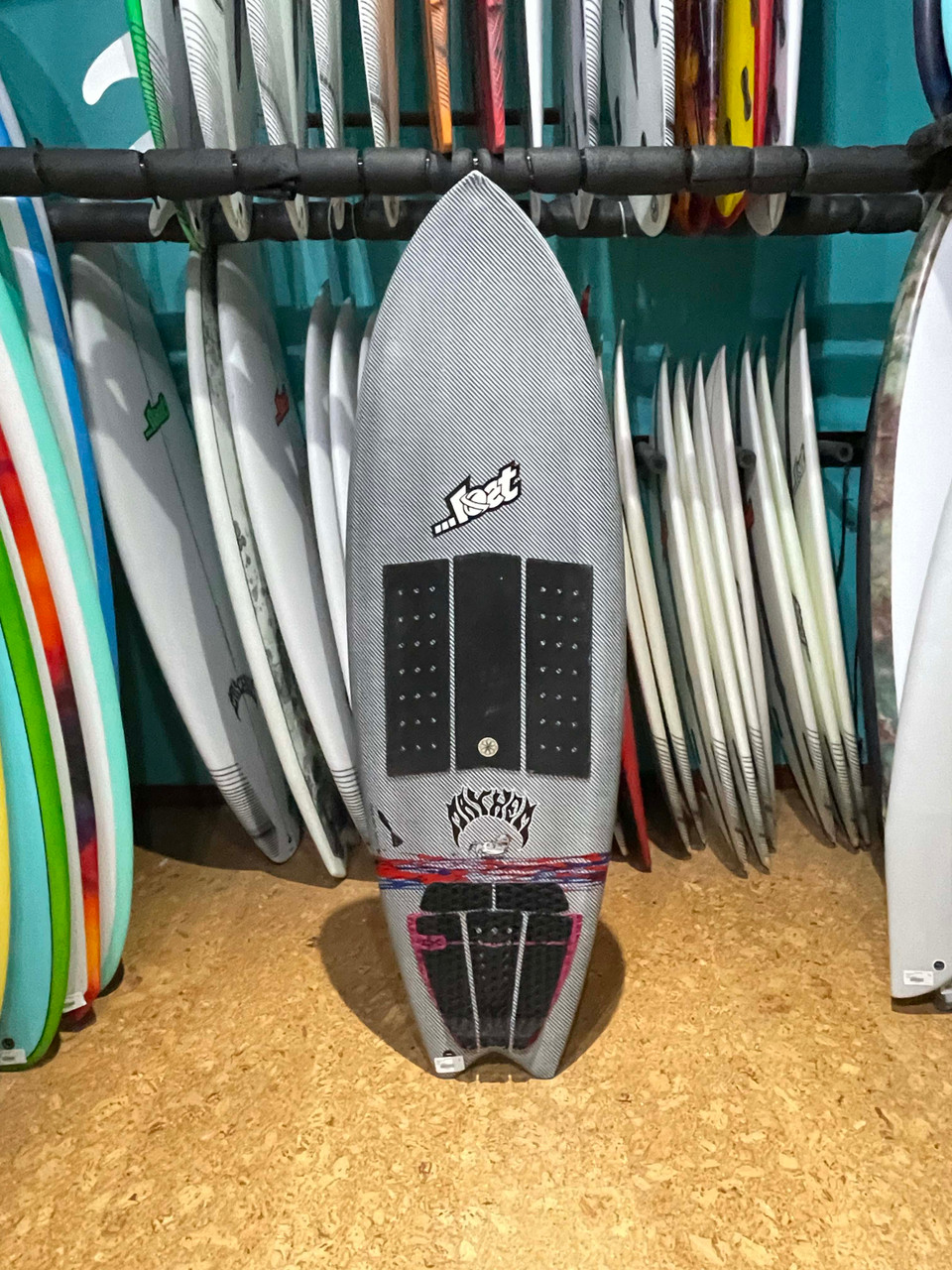 5'5 LOST BLACK DART PUDDLE FISH USED SURFBOARD (190807) Catalyst