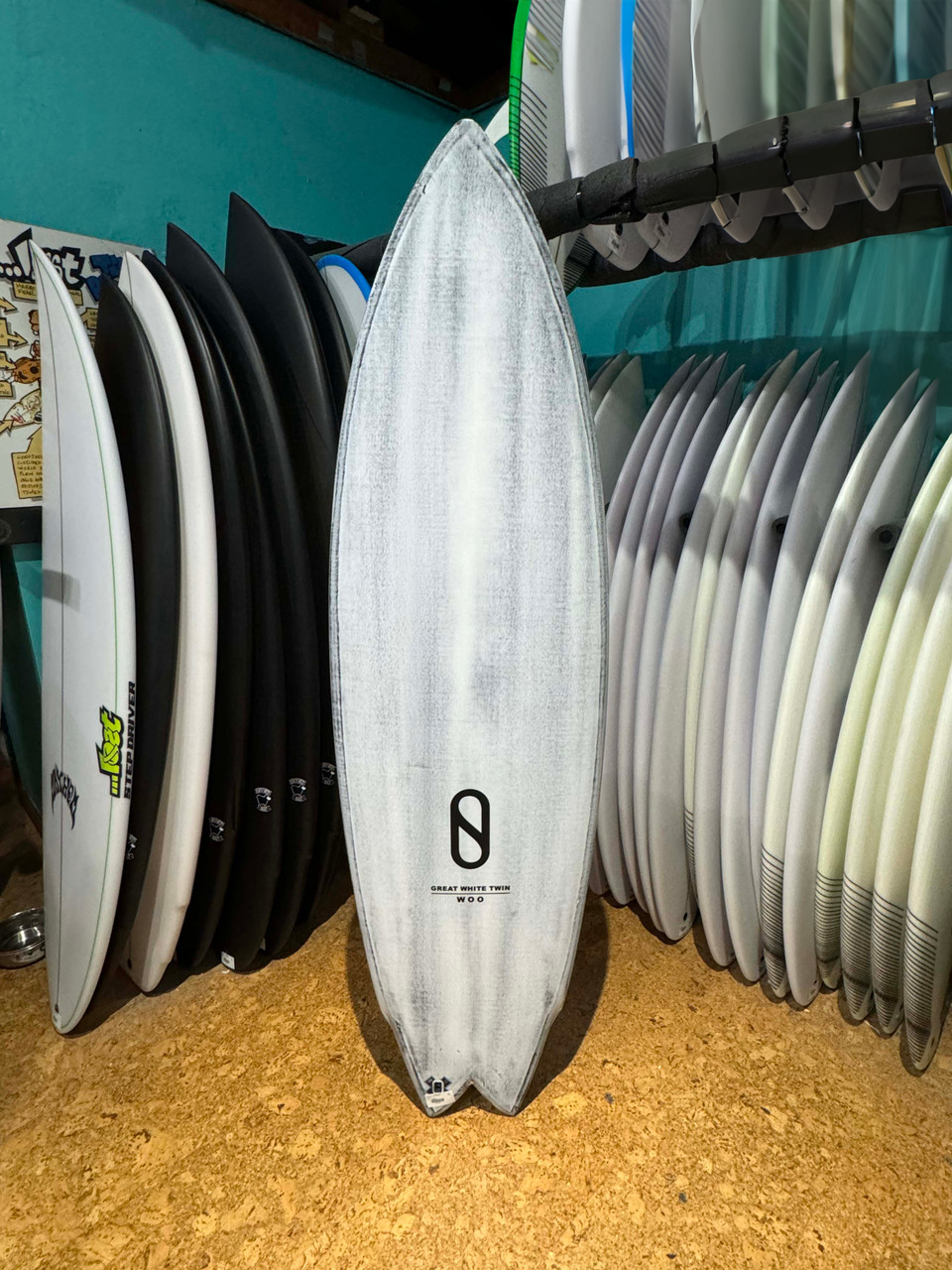 5'10 FIREWIRE GREAT WHITE TWIN VOLCANIC SURFBOARD- Catalyst