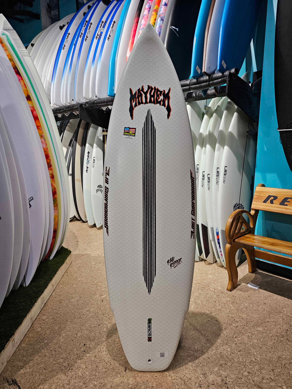 5'6 LOST LIBTECH RAD RIPPER SURFBOARD