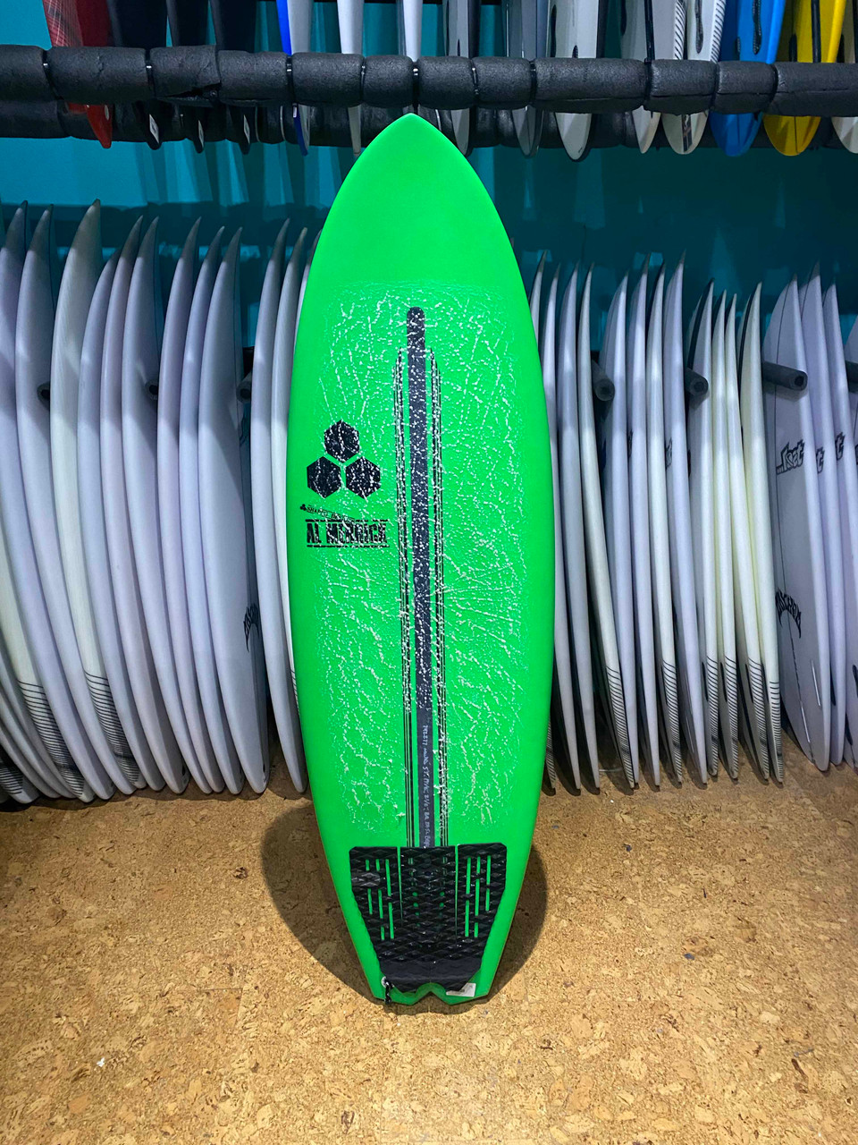 5'5 CHANNEL ISLANDS BOBBY QUAD USED SURFBOARD- Catalyst
