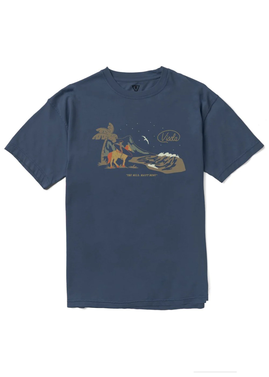 VISSLA SOREN WAVY WEST ORGANIC TEE- Catalyst