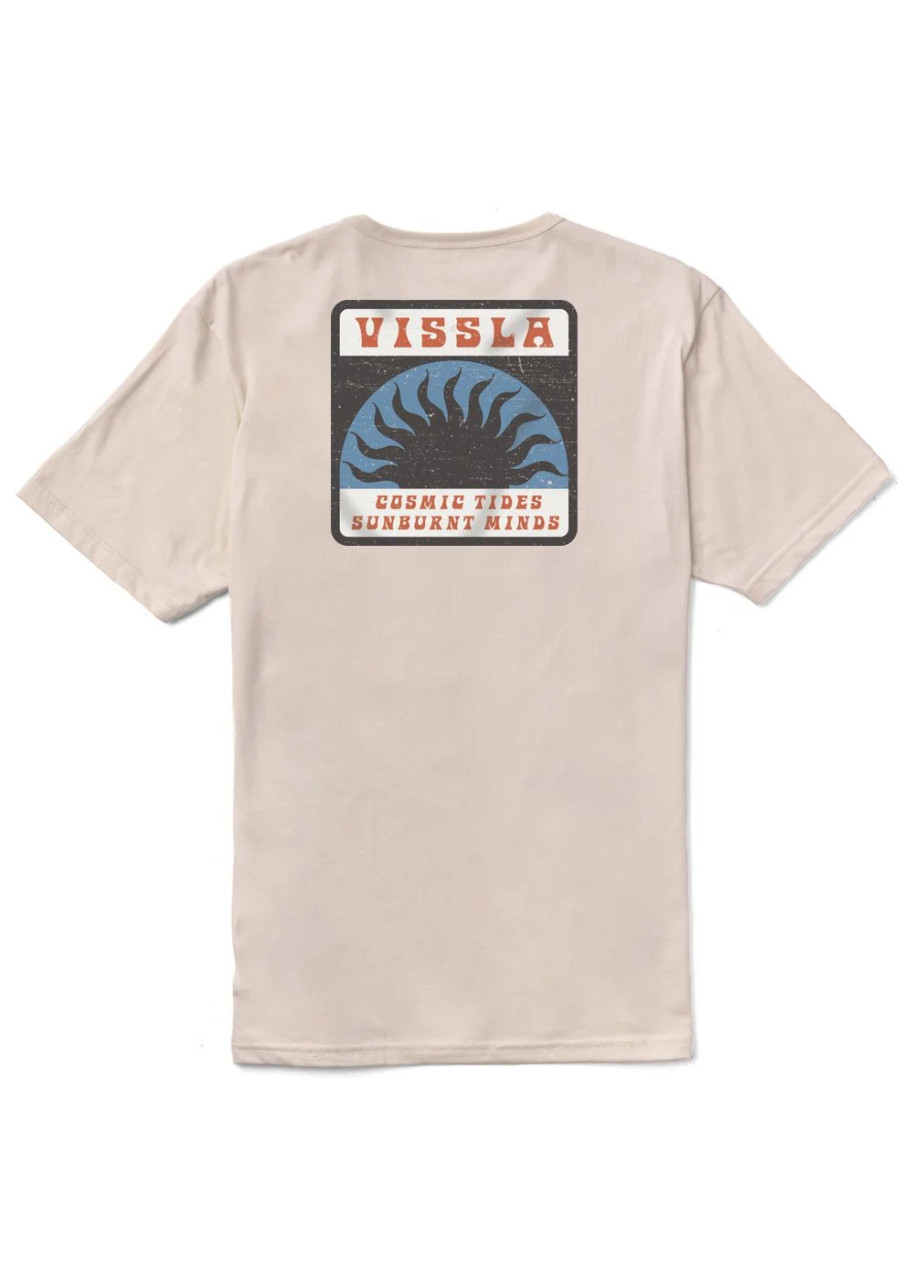VISSLA☆COSMIC TIDES ORGANIC TEE バックプリント 半袖 Tシャツ VISSLA COSMIC TIDES ORGANIC TEE- Catalyst