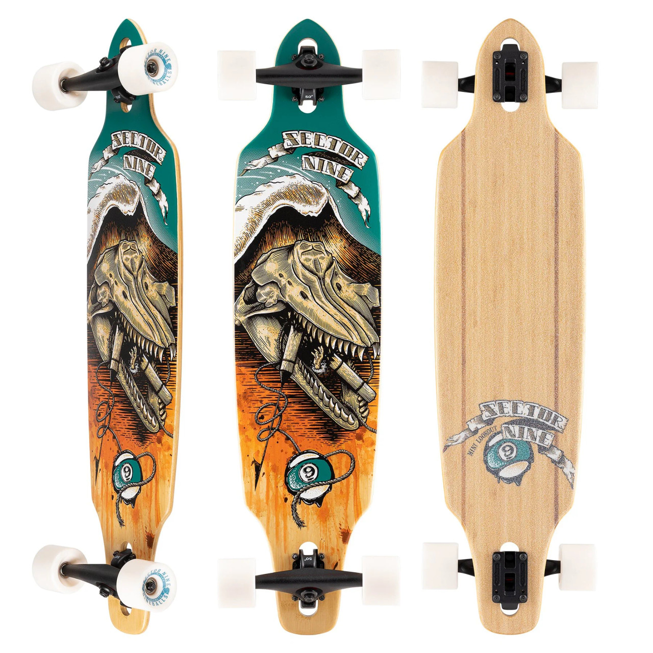 LONGBOARD SECTOR NINE, 92 Cm, Trucks Gullwing, Roues 12 MM Sector Nine EUR 110,00 - FR