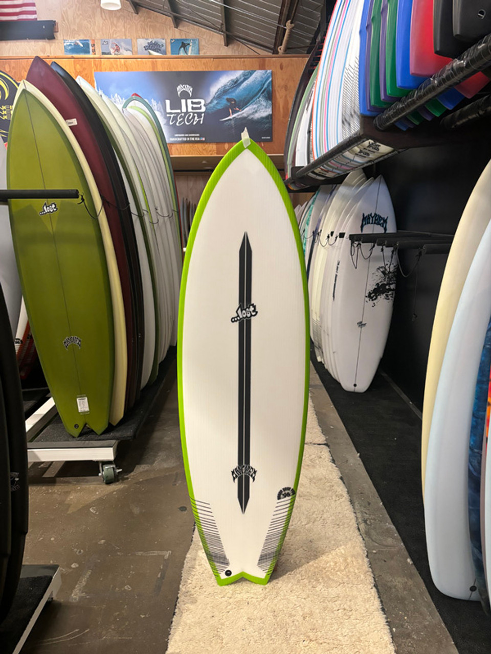 5'7 LOST LIGHTSPEED RNF 96 SURFBOARD- Catalyst