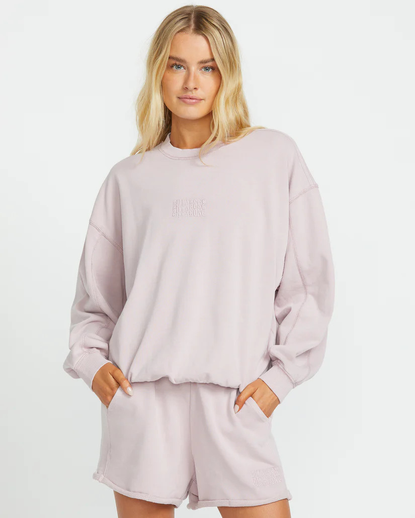 BILLABONG SO TYPICAL KENDALL CREW FLEECE- Catalyst