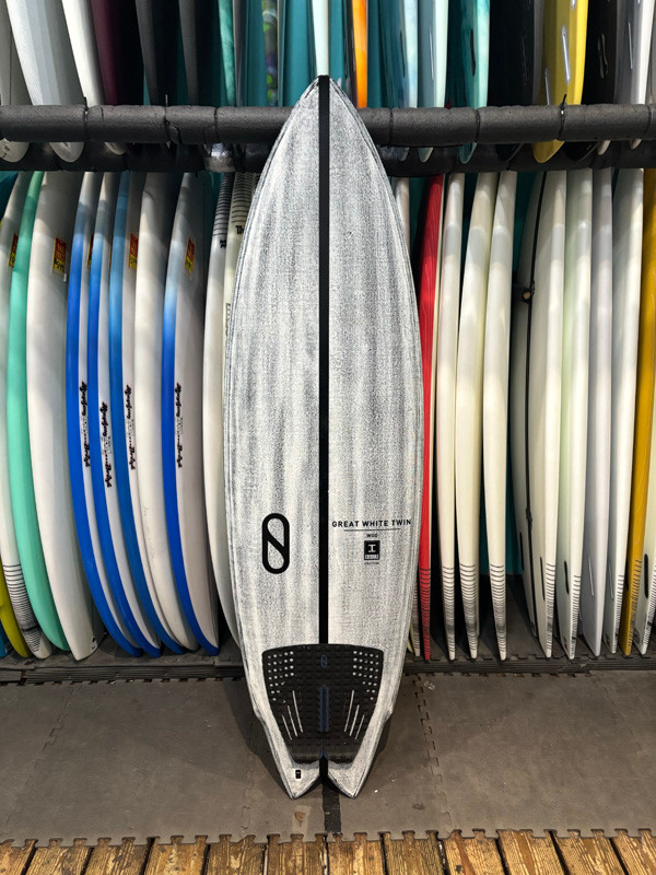 6'0 FIREWIRE GREAT WHITE TWIN VOLCANIC USED SURFBOARD- Catalyst