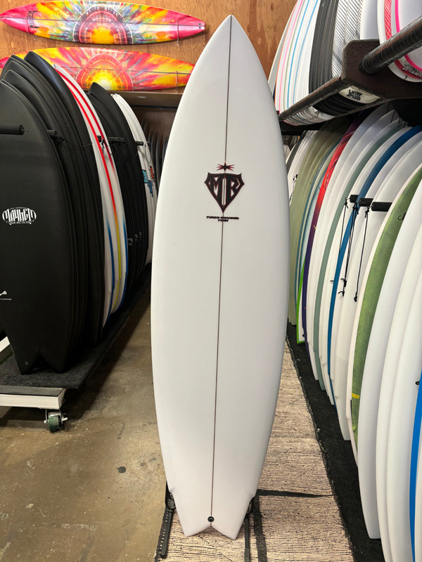 6'4 MARK RICHARDS TURBO CHANNEL TWIN+1 SURFBOARD (281556