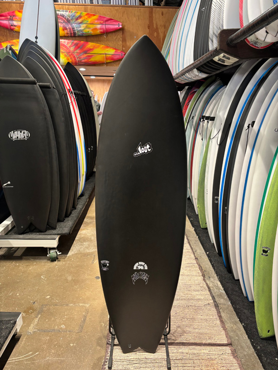 5'8 LOST BLACKSHEEP RNF 96 SURFBOARD (118110) - Catalyst at