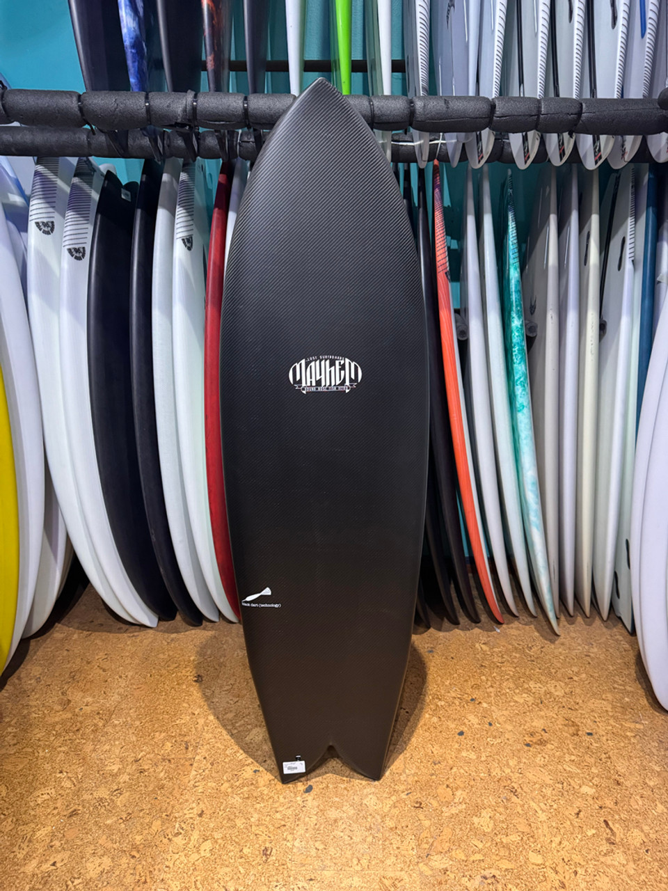 RNF ’96   5.7  31L  Double Dart 5'7 LOST BLACK DART RNF 96 SURFBOARD- Catalyst