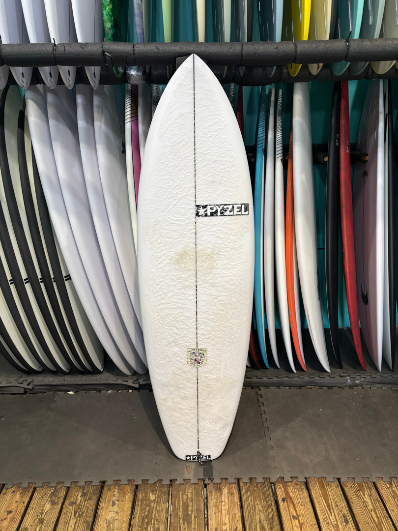 5'8 PYZEL WHITE TIGER USED SURFBOARD- Catalyst