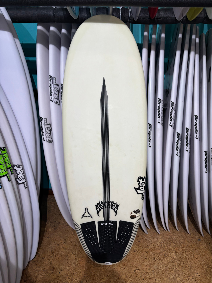 5'7 LOST CARBON WRAP BEAN BAG USED SURFBOARD- Catalyst