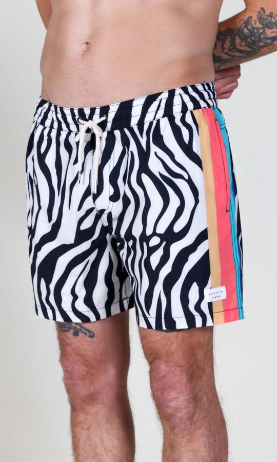 DUVIN ZEBRA DISCO SWIM SHORT- Catalyst Shop