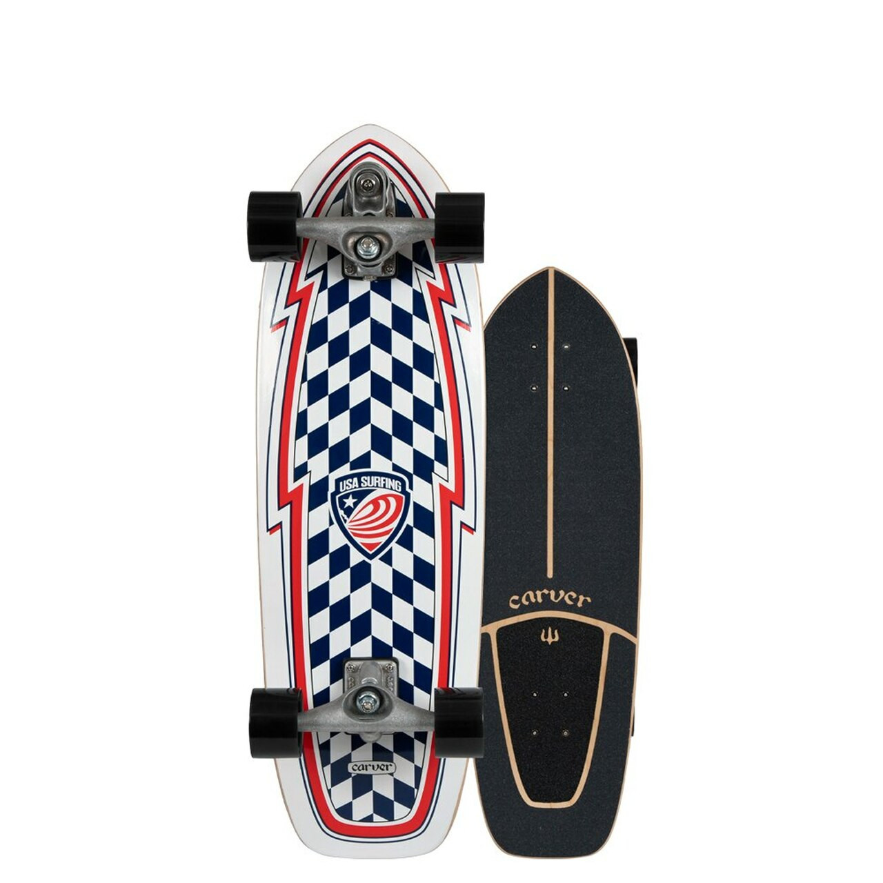 Carver Super Surfer Raw C7 Complete Skateboard