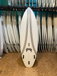 5'7 LOST CARBON WRAP UBER DRIVER XL SURFBOARD(19739)