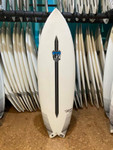 5'8 LOST LIGHTSPEED MR X MB CA TWIN SURFBOARD (110980)