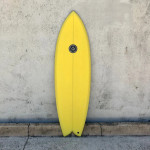 5'6 ELEMNT TWIN FISH SURFBOARD (UCF-TWINFISHMUSTARD-506-FCS)