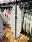 5'7 LOST MR X MB CA TWIN LIGHTSPEED SURFBOARD (225773)