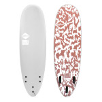 6'4 SURFTECH BOMBER FCS II 6'4 GREY/DUSTY RED (BOMII-GDR-064)