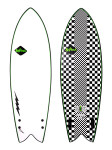 5'8 SOFTECH KYUSS KING FISH SURFBOARD (KYSII-CHK-058)