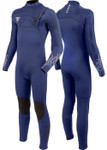 VISSLA HIGH SEAS BOYS 4-3 FULL CHEST ZIP WETSUIT