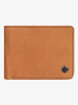 QUIKSILVER MEN'S MAC TRI-FOLD LEATHER WALLET