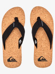 QUIKSILVER MEN'S MOLOKAI ABYSS NATURAL SANDALS