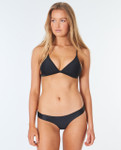 RIPCURL CLASSIC SURF ECO CROSSBACK TRI BIKINI TOP IN HONEY