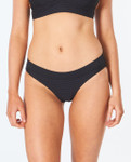 RIPCURL PREMIUM SURF FULL BIKINI BOTTOM IN BLACK