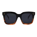 I-SEA Women's Sunglasses - Waverly (BLACK TO TORT/SMOKE POLARIZED)