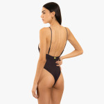 DUVIN BLACK CHEETAH ONE PIECE (DWOP106BLK)